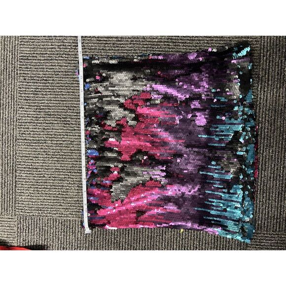 Easley Mini skirt Sequence Party festival Multi Color medium junior - Picture 2 of 4